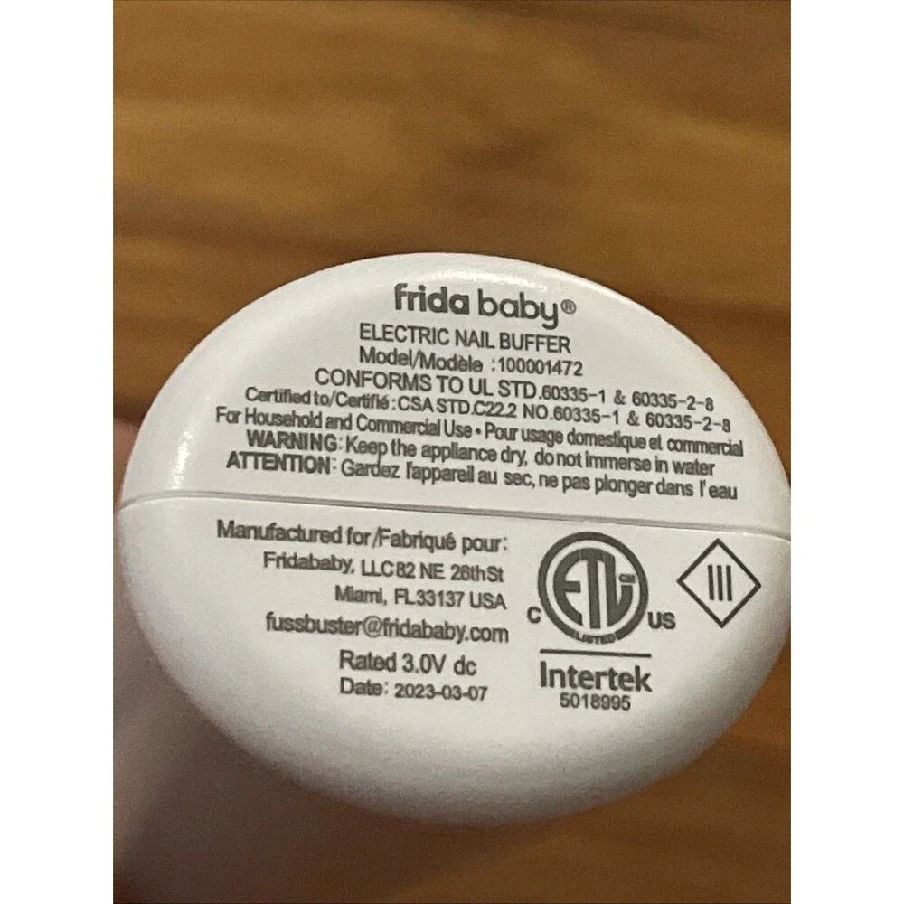 Frida Baby Electric Nail Buffer Set Nail Buffer for Newborn to Toddler TESTED